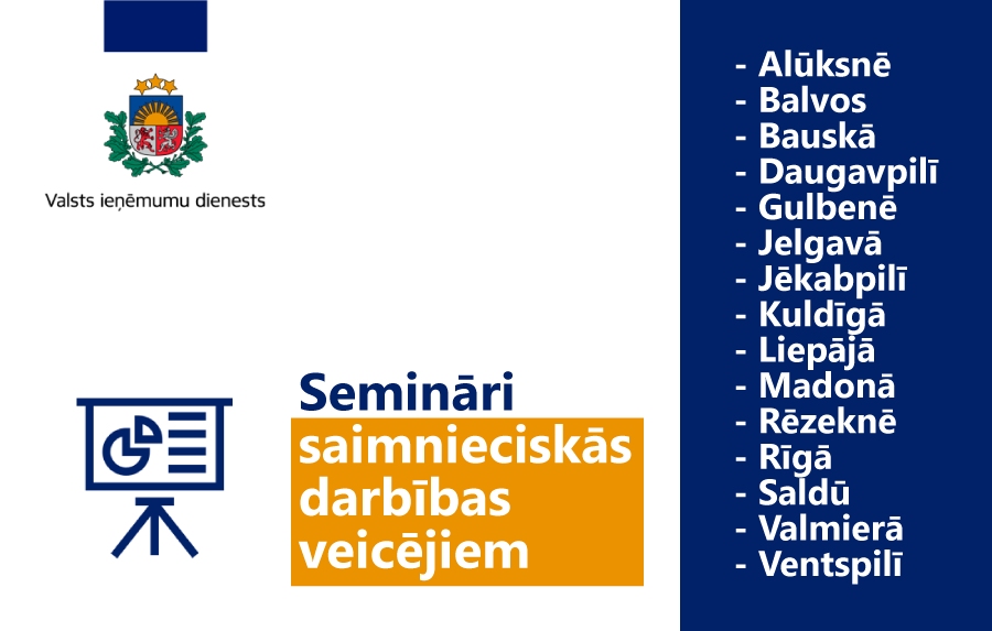 Bauskā – seminārs jaunreģistrētiem nodokļu maksātājiem