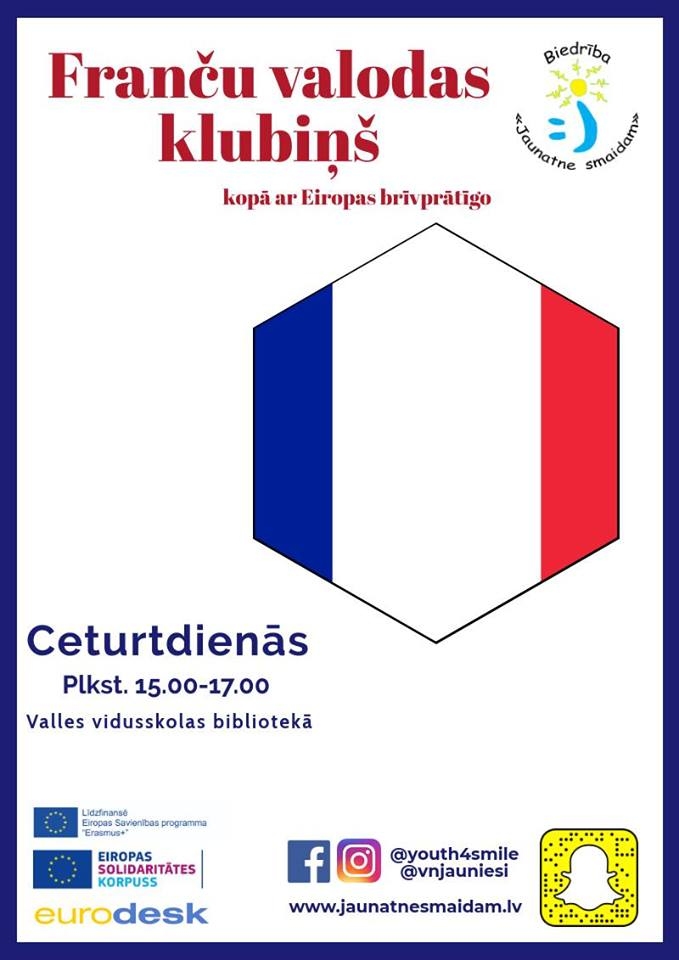 Franču valodas klubiņš Vallē