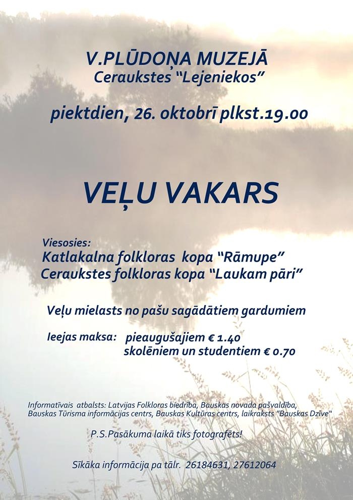 Veļu vakars «Lejeniekos»