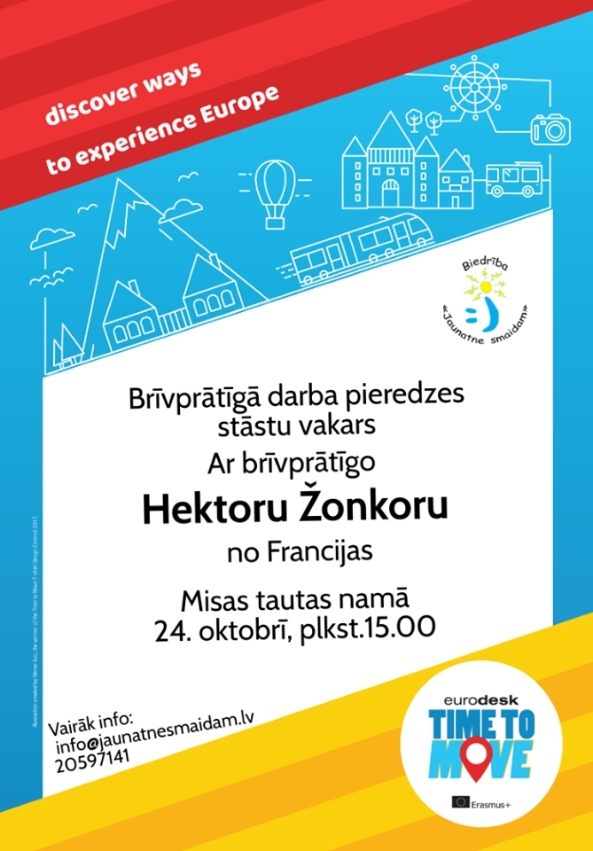 Brīvprātīgā darba pieredzes stāstu vakars Misā