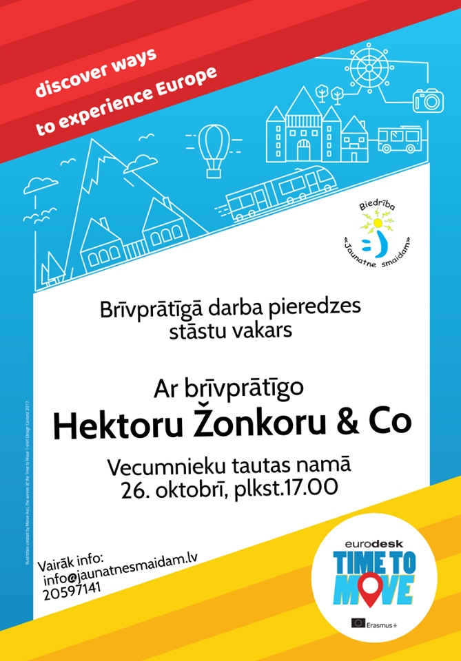 Brīvprātīgā darba pieredzes stāstu vakars Vecumniekos
