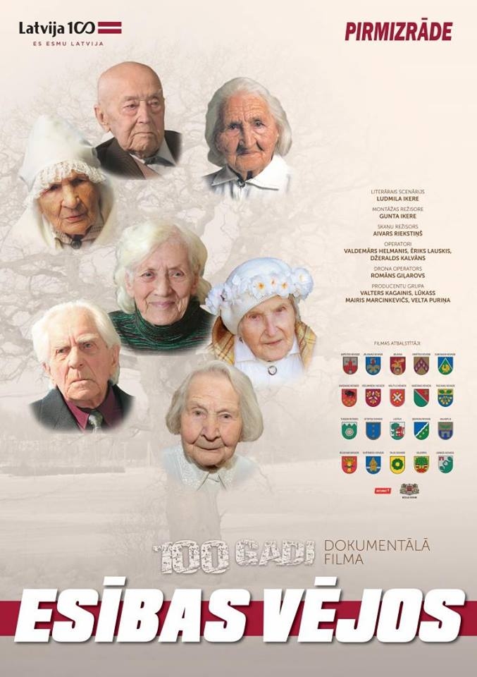 Filma «100 gadi esības vējos» Vecumniekos