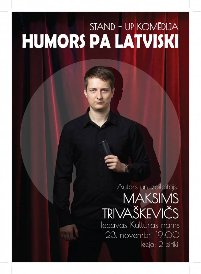 Stand-up komēdijas izrāde Iecavā