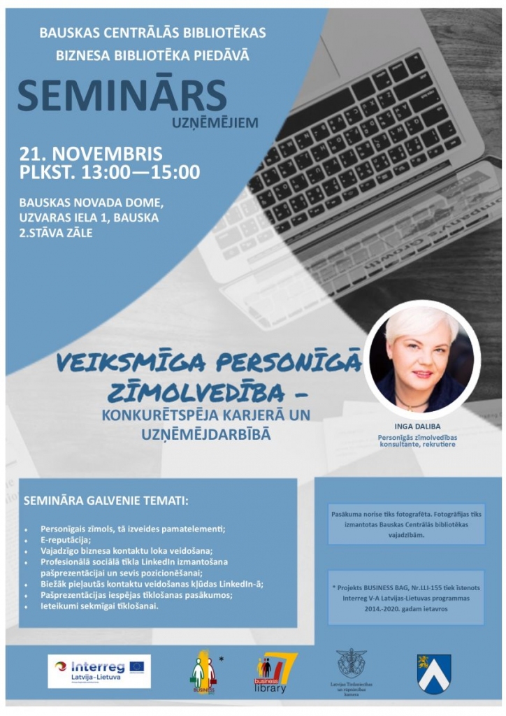 Bauskā – seminārs uzņēmējiem