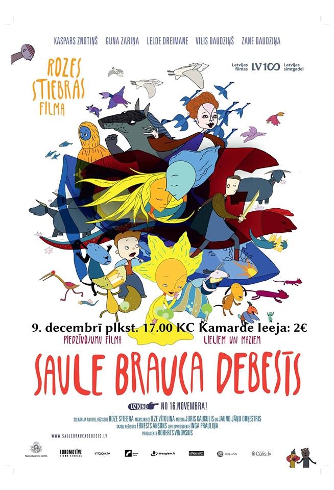 Animācijas filma «Saule brauca debesīs» Uzvarā