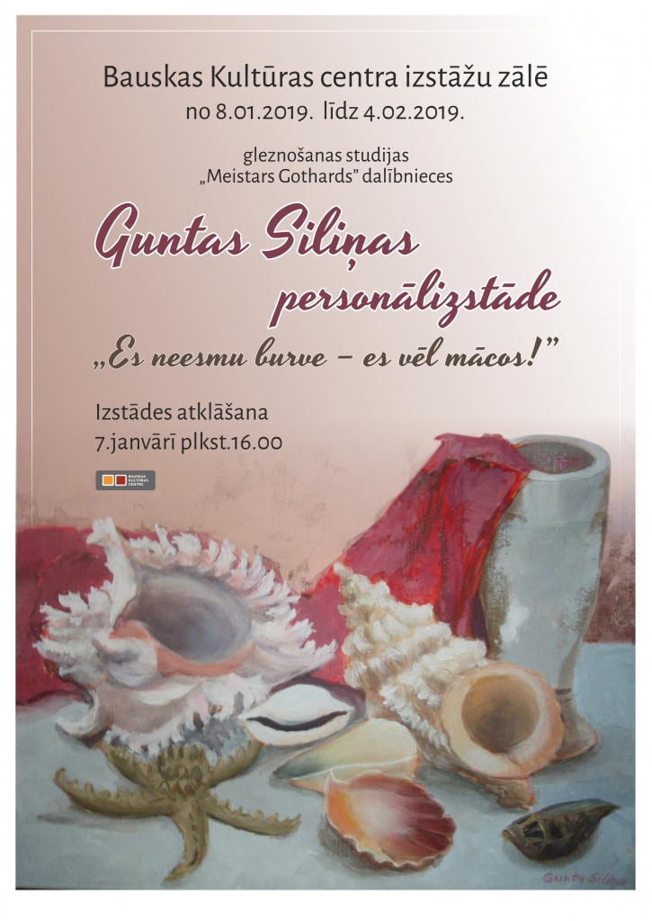 Gleznu izstāde Bauskas kultūras centrā