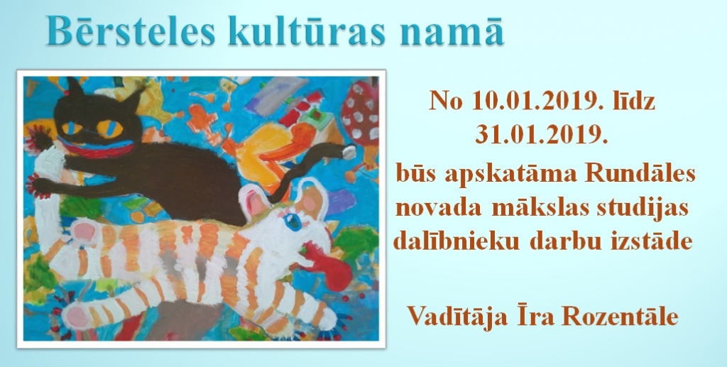 Gleznu izstāde Bērstelē
