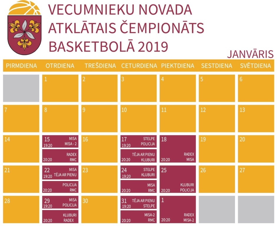 Vecumnieku novada atklātais čempionāts basketbolā