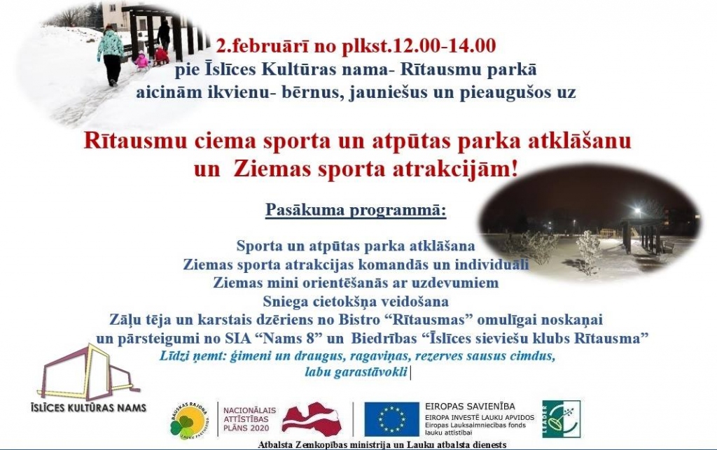 Rītausmu parka atklāšana