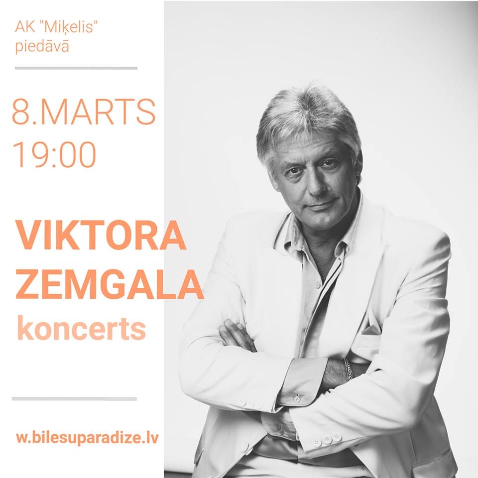 Viktora Zemgala koncerts «Miķelī»