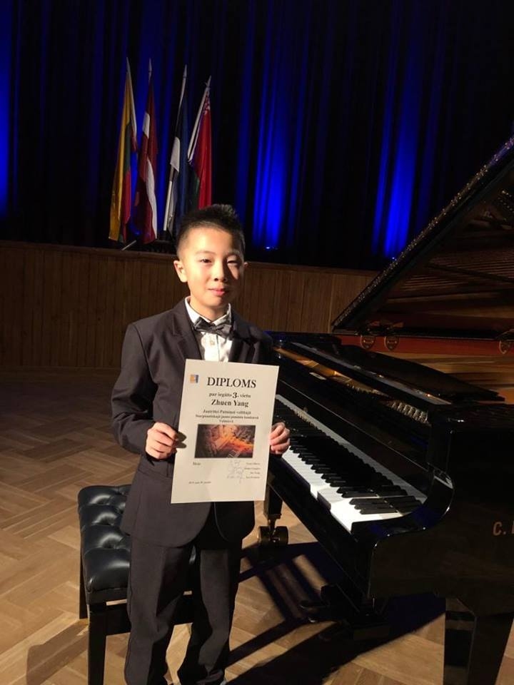 Bauskas pianists iegūst trešo vietu starptautiskā konkursā