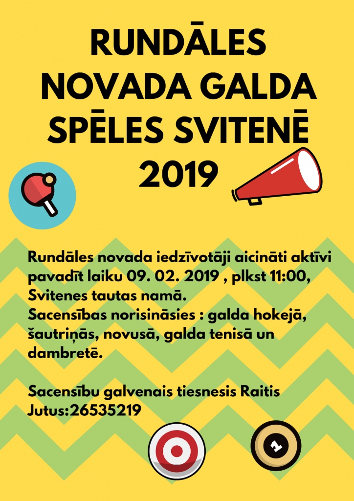 Svitenē – sacensības galda spēlēs