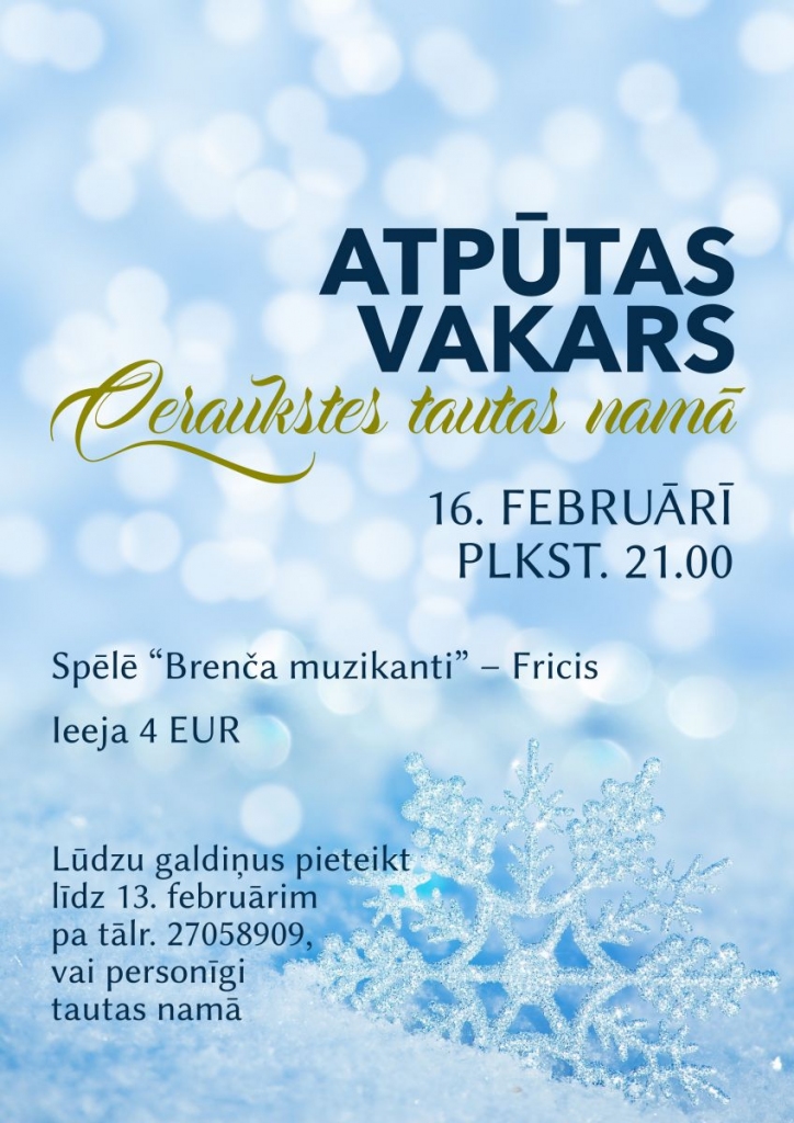 Atpūtas vakars Ceraukstē