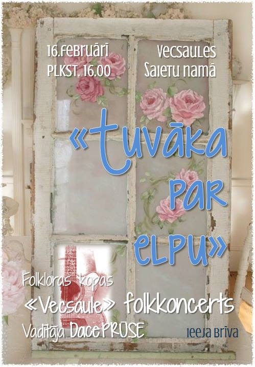 Dzejiski muzikāls pasākums Vecsaulē