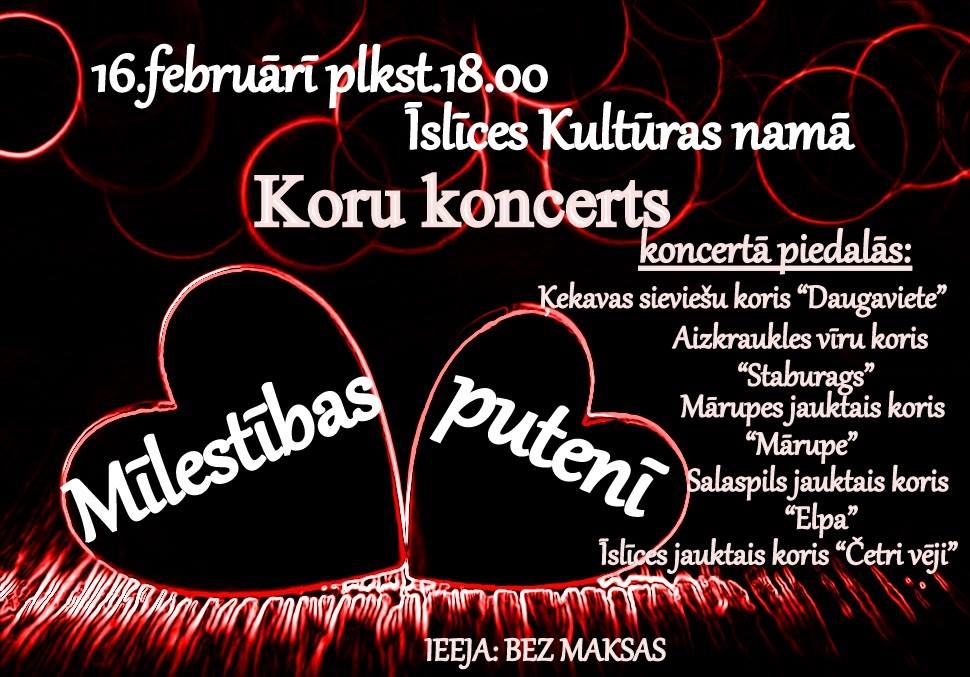 Koru koncerts Rītausmās