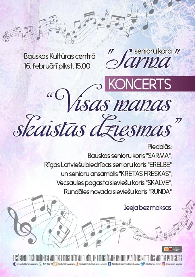«Sarmas» koncerts Bauskā