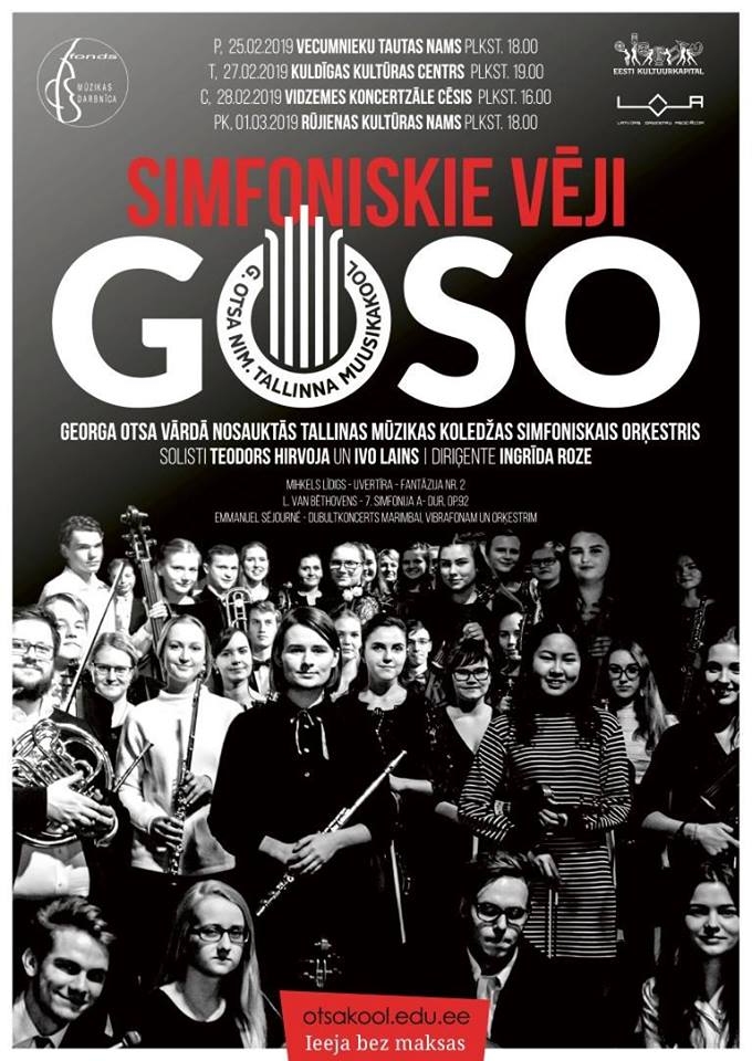 Simfoniskā orķestra koncerts Vecumniekos