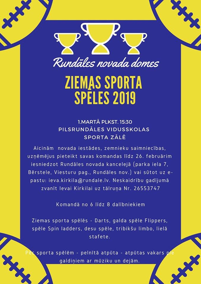 Rundāles novada domes ziemas sporta spēles