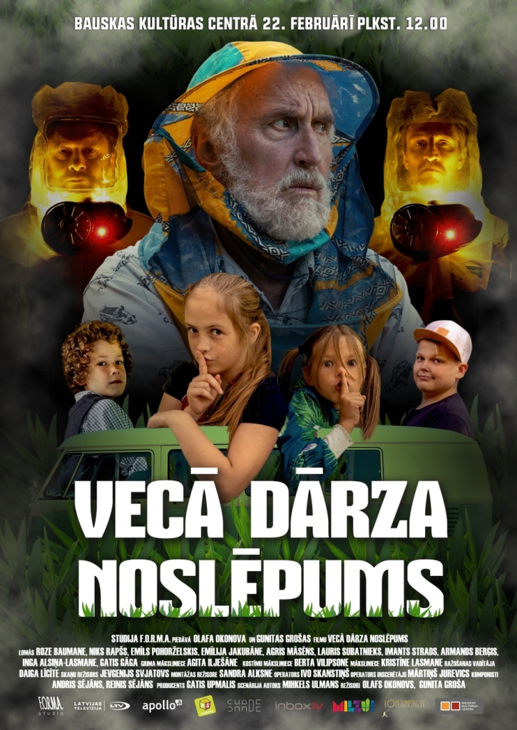 Filma «Vecā dārza noslēpums» Bauskā