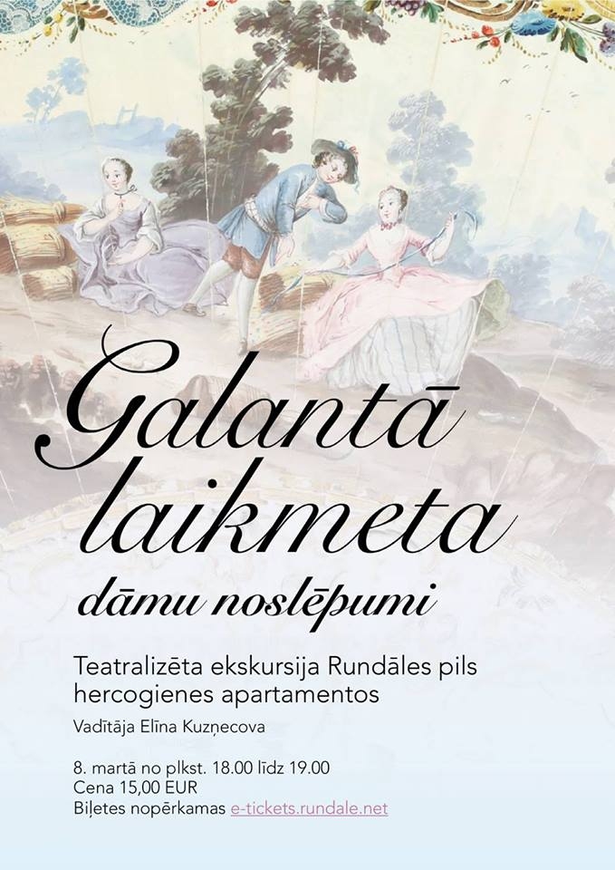 Teatralizēta ekskursija Rundāles pilī
