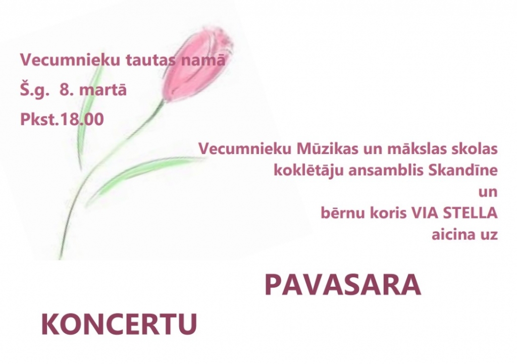 Pavasara koncerts Vecumniekos
