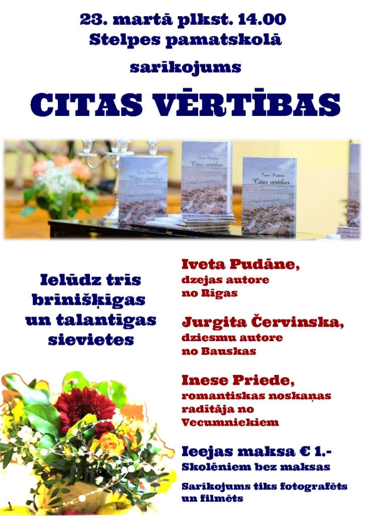 Sarīkojums «Citas vērtības» Stelpē