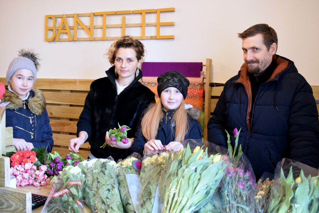 Skaistkalnē atver ziedu veikalu «Bantīte»