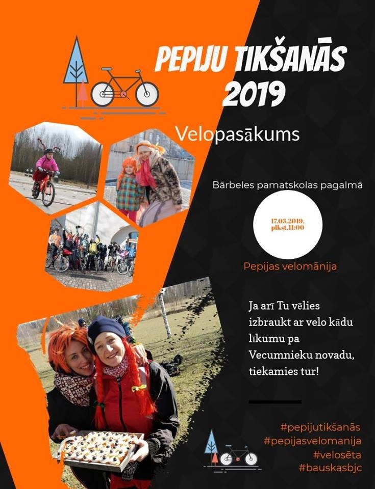 Velopasākums «Pepiju tikšanās» Bārbelē