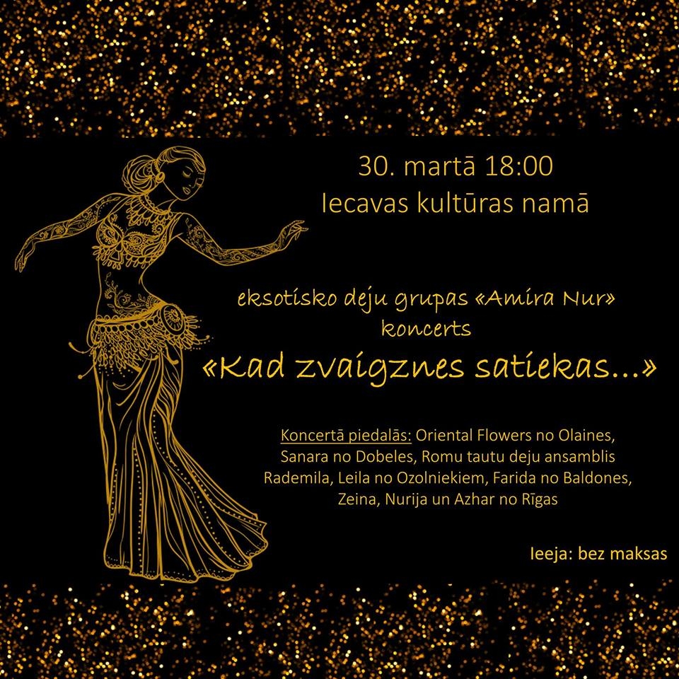 Eksotisko deju koncerts Iecavā