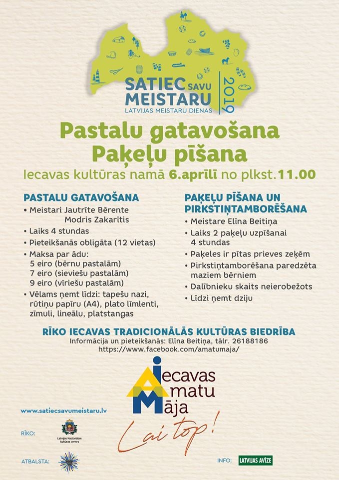 «Satiec savu meistaru» Iecavā