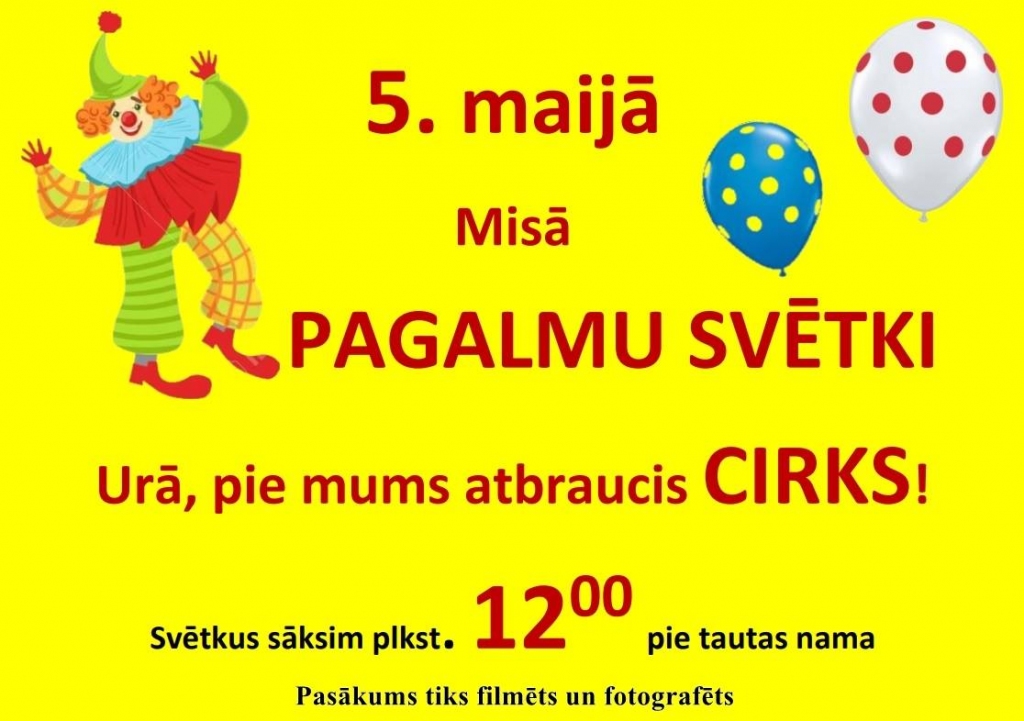 Pagalmu svētki Misā