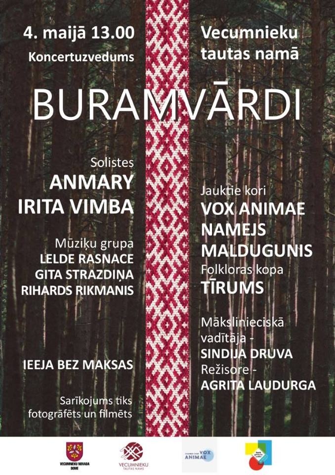 Koncertuzvedums «Buramvārdi» Vecumniekos