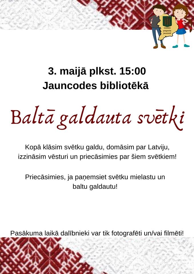 Baltā galdauta svētki Jauncodē