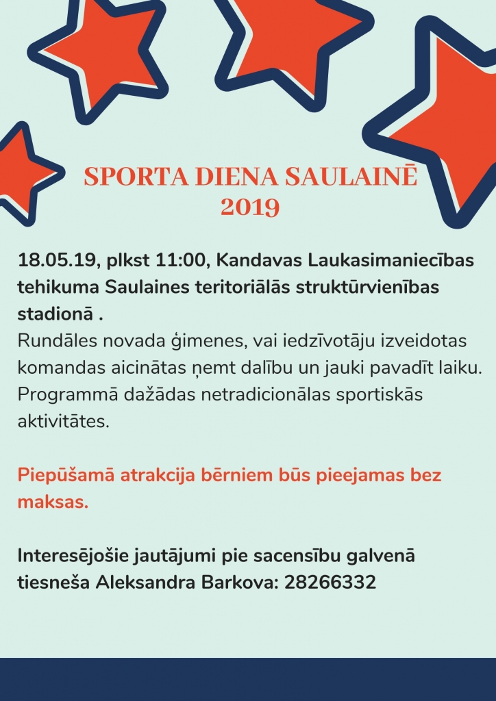 Sporta diena Saulainē