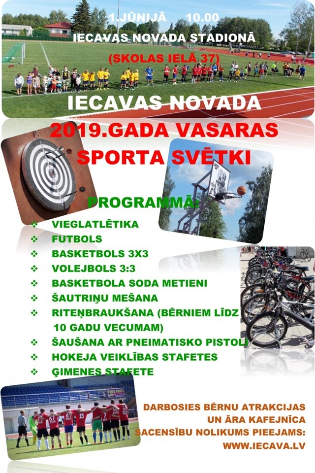 Iecavas novada vasaras sporta svētki