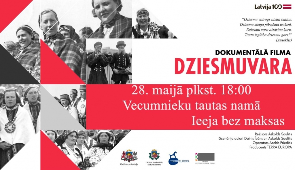 Filma «Dziesmu vara» Vecumniekos