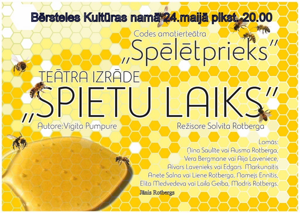 Teātra izrāde Bērstelē