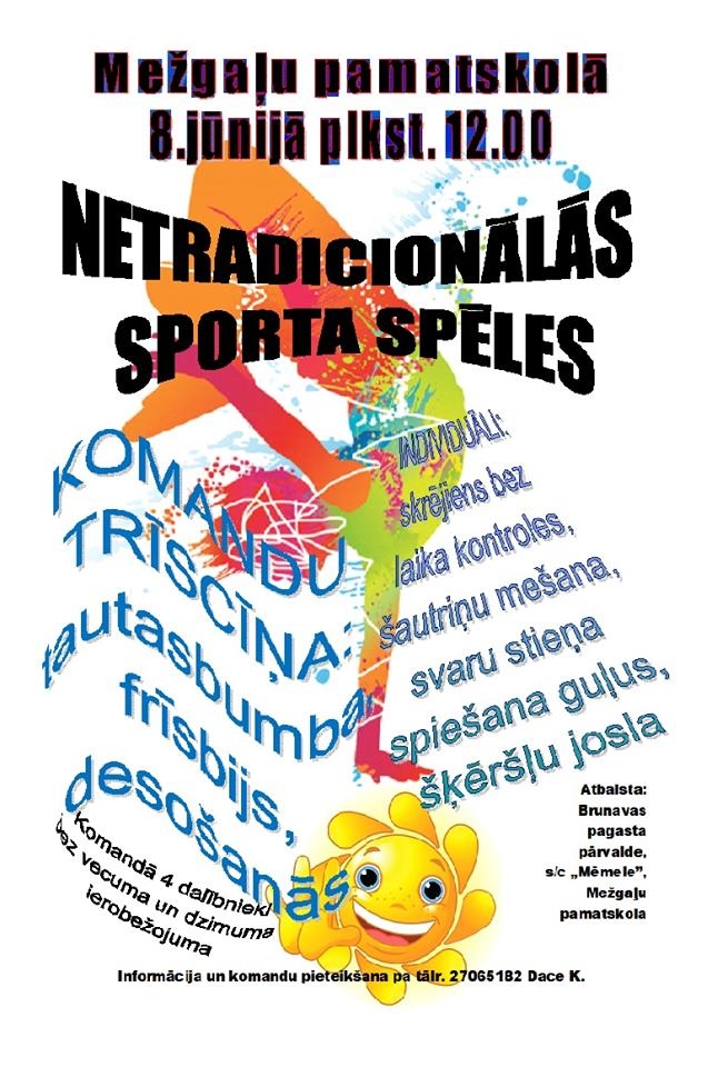 Brunavas pagasta netradicionālās sporta spēles