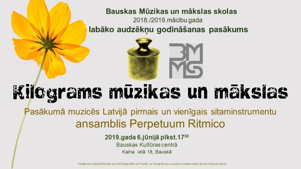 Bauskā – «Kilograms mūzikas un mākslas»