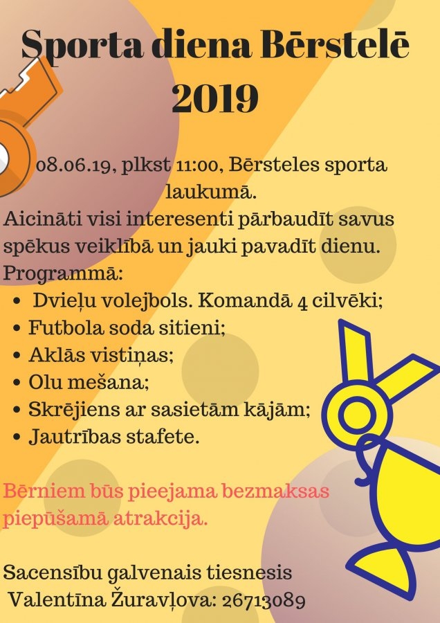 Sporta diena Bērstelē