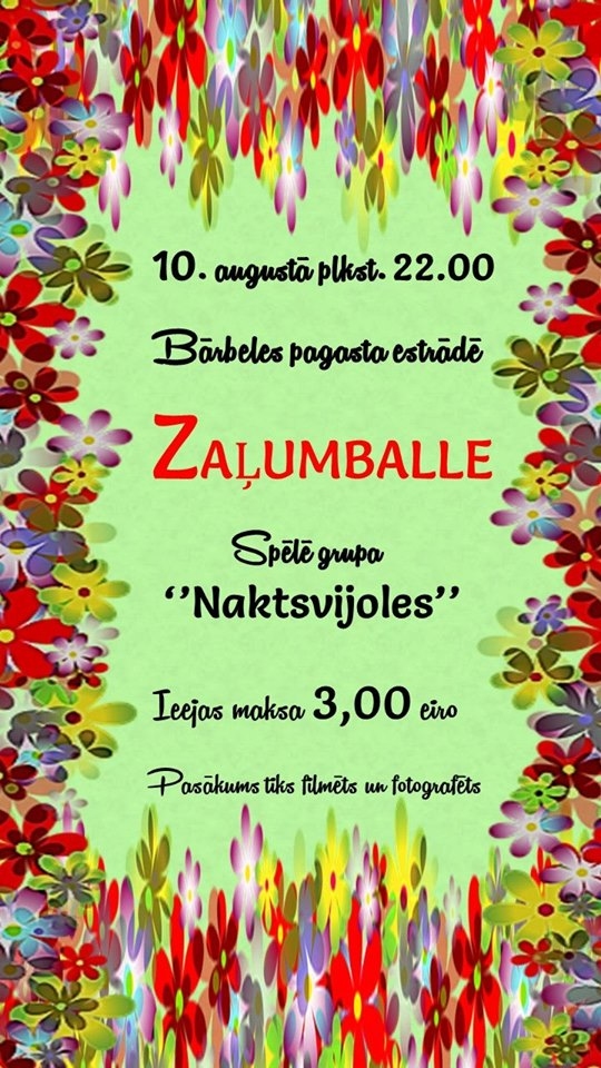 Zaļumballe Bārbelē