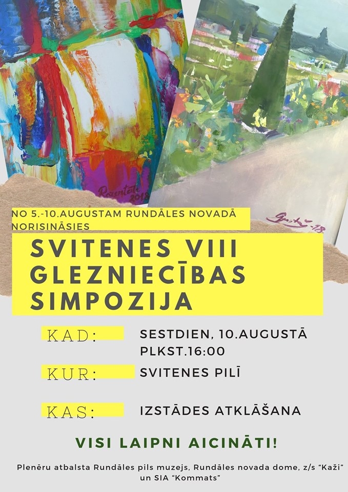 Izstādes atklāšana Svitenē