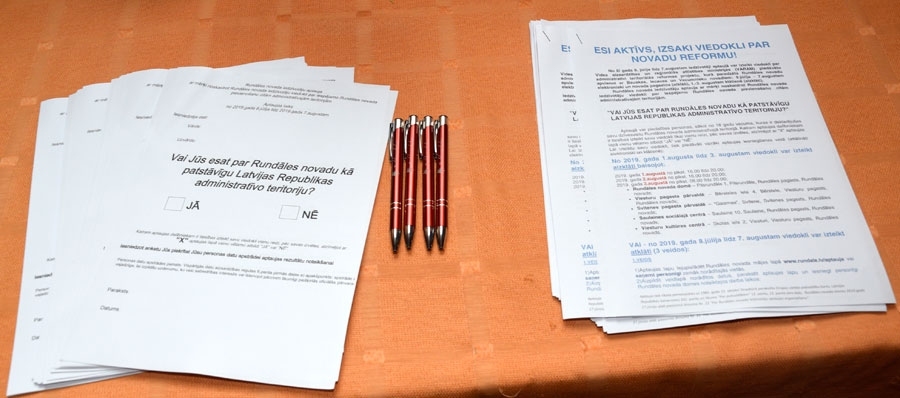 Aptaujā par pašvaldību reformu Rundāles novadā aktivitāte bijusi augstāka nekā EP vēlēšanās