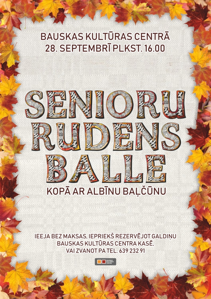 Bauskā – senioru rudens balle