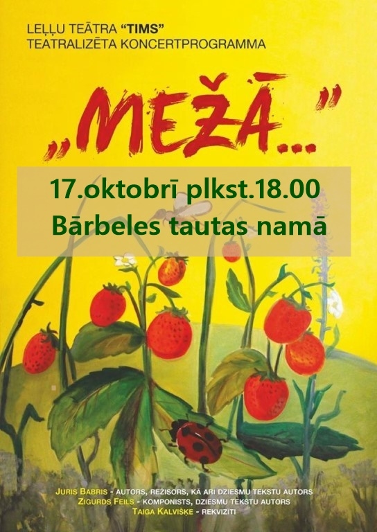 Koncertprogramma «Mežā…» Bārbelē