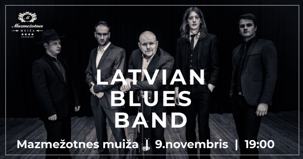 «Latvian Blues Band» koncerts Mazmežotnes muižā