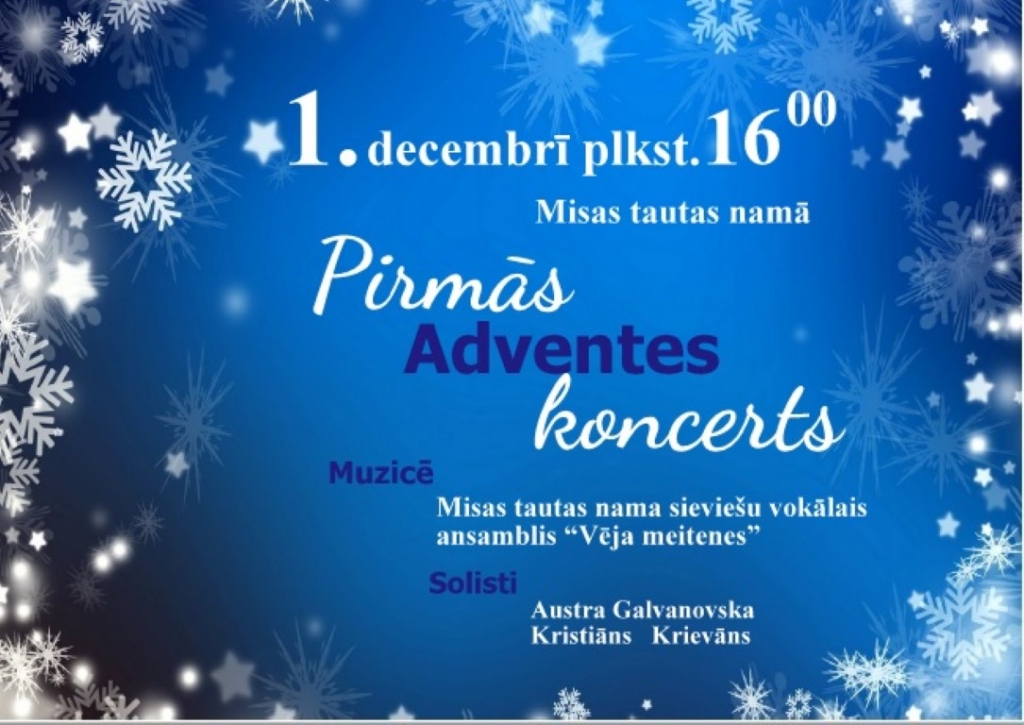 Pirmās Adventes koncerts Misā