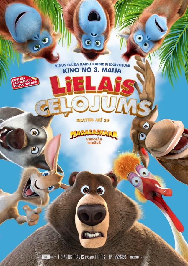 Animācijas filma «Lielais ceļojums» Pilsrundālē