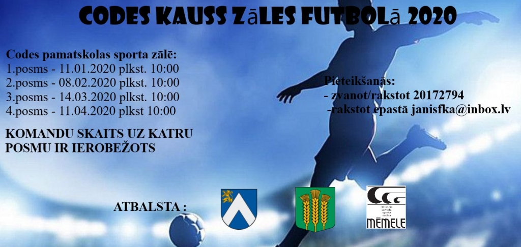 Codes kauss zāles futbolā