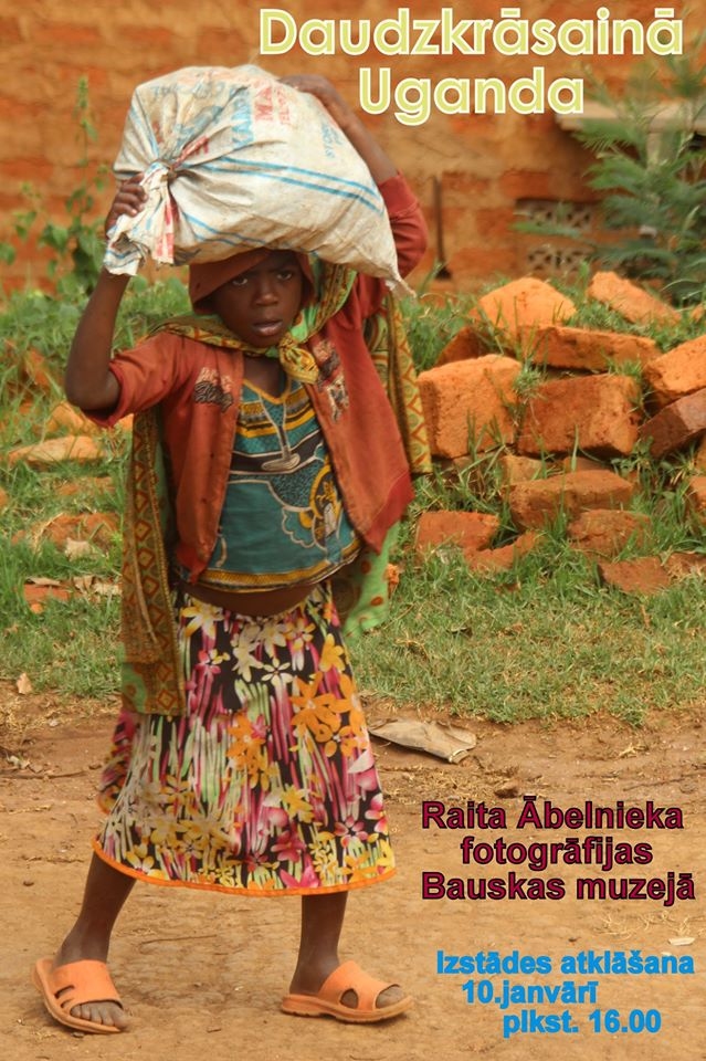 Fotogrāfiju izstāde «Daudzkrāsainā Uganda» Bauskā